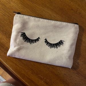 Canvas makeup bag